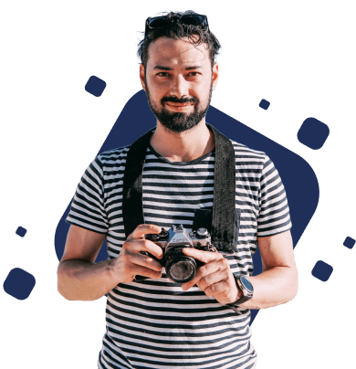 person with photo