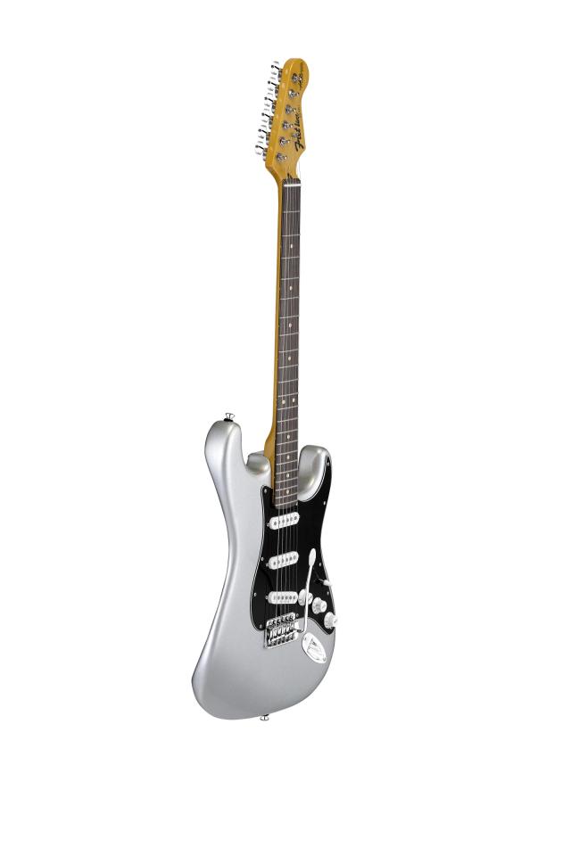 FRETLINE CUSTOM SERIES STRAT HMS - SSS - SILVER 1